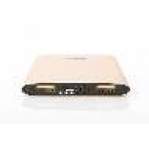 POWER BANK IN ALLUMINIO 5000 MAH 2 PORTE USB 2,1A+1A COLORE ORO