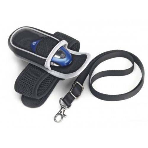 CUSTODIA CON BRACCIALETTO, CLIP PER CINTURA, LACCIO DA COLLO 45 x 90 x 23 mm
