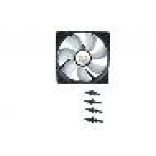 VENTOLA SILENT MM. 120X120X25 12VOLT 3 POLI, CON VITI IN PLASTICA
