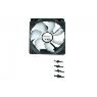 VENTOLA SILENT MM. 80X80X25 12VOLT 4 POLI CON PWM