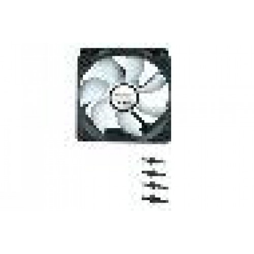 VENTOLA SILENT MM. 80X80X25 12VOLT 4 POLI CON PWM