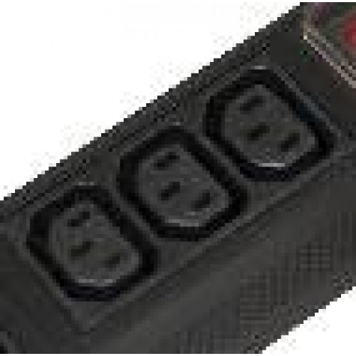 MULTIPRESA 9 PRESE FEMMINA IEC C13 PER ARMADI RACK 19