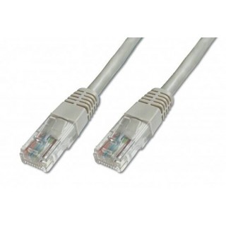 CAVO RETE UTP CAT.6 NON SCHERMATO (CCA) COLORE GRIGIO LUNGHEZZA MT. 15
