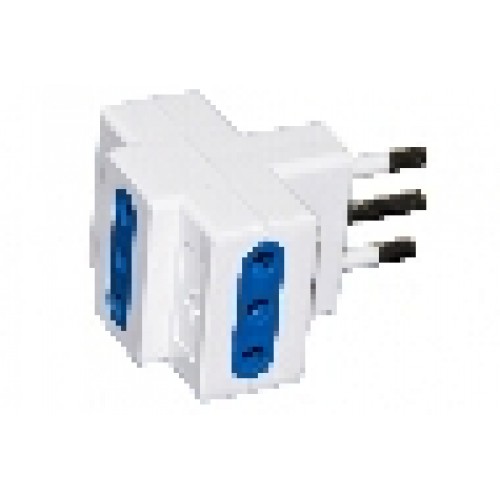 ADATTATORE 1 SPINA ITALIANA 10A + 3 PRESE 10A ADATTATORE 1 SPINA ITALIANA 10A + 3 PRESE 10A