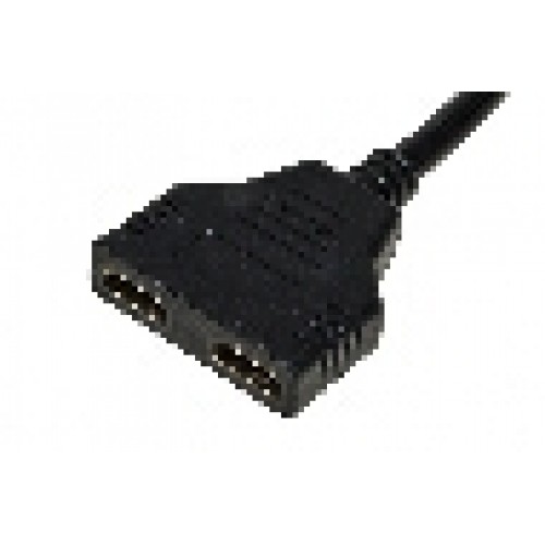 ADATTATORE HDMI MASCHIO a 2 X HDMI FEMMINA CM 20