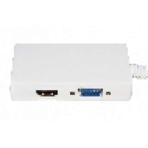 ADATTATORE MINI DISPLAYPORT MASCHIO A DVI+HDMI+VGA FEMMINA