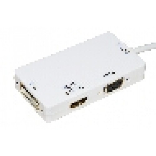 ADATTATORE MINI DISPLAYPORT MASCHIO 1.2 A DVI+HDMI 4Kx2K+VGA FEMMINA