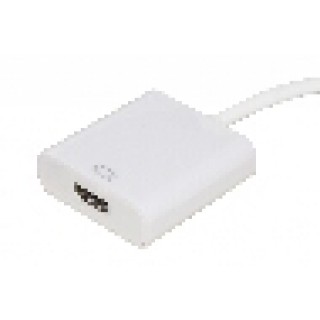 ADATTATORE MINI DISPLAYPORT MASCHIO A HDMI FEMMINA 4Kx2K CM 15