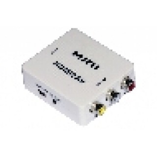 MINI CONVERTITORE HDMI A AV (RCA) PER 1 DISPOSITIVO HDMI CON TV RCA