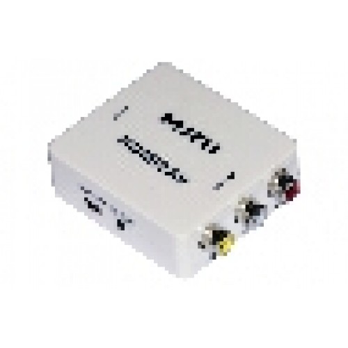 MINI CONVERTITORE HDMI A AV (RCA) PER 1 DISPOSITIVO HDMI CON TV RCA