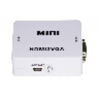 MINI CONVERTITORE HDMI - VGA PER 1 DISPOSITIVO HDMI CON VIDEO VGA