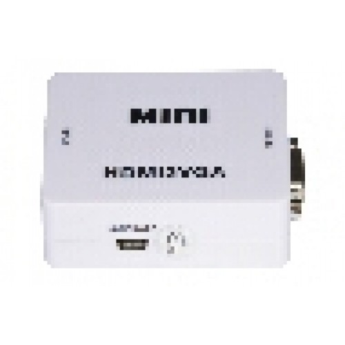 MINI CONVERTITORE HDMI - VGA PER 1 DISPOSITIVO HDMI CON VIDEO VGA