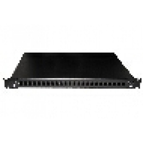 CASSETTO FIBRA OTTICA 24 PORTE PER ADATTATORI LC DUPLEX 1 UNITA