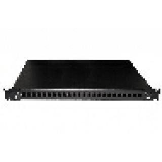 CASSETTO FIBRA OTTICA 24 PORTE PER ADATTATORI SC SIMPLEX 1 UNITA
