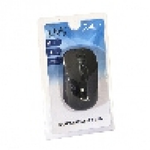 MOUSE WIRELESS 3 TASTI NERO RICEVITORE USB 1000 DPI