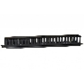 PANNELLO PASSACAVI 1 UNITA' A GABBIA PER RACK CON COPERCHIO SCORREVOLE 25 SLOT