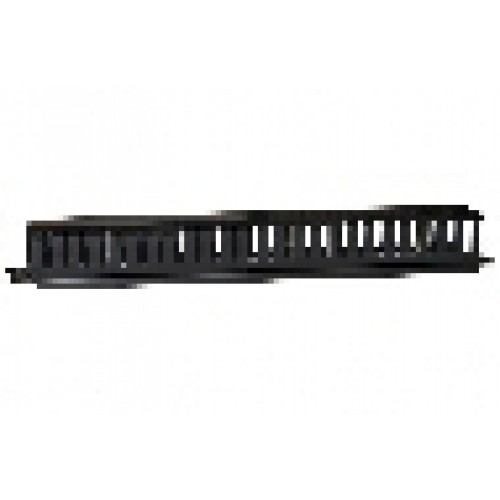 PANNELLO PASSACAVI 1 UNITA' A GABBIA PER RACK CON COPERCHIO SCORREVOLE 25 SLOT
