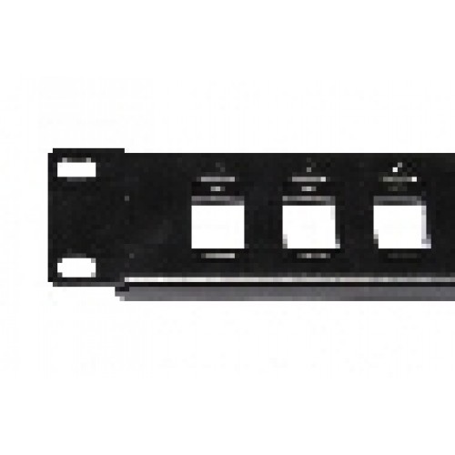 PANNELLO PATCH VUOTO COLORE NERO 16 PORTE