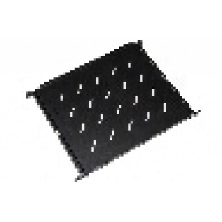 RIPIANO UNIVERSALE PER ARMADIO RACK ESTRAIBILE SU BINARI TELESCOPICI 1 UNITA' NERO 350MM.