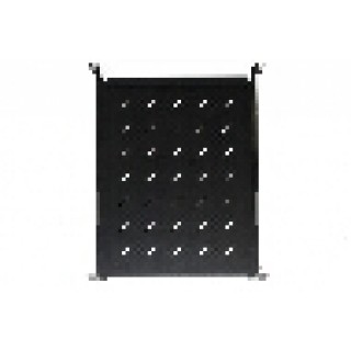 RIPIANO UNIVERSALE PER ARMADIO RACK ESTRAIBILE SU BINARI TELESCOPICI 1 UNITA' NERO 650MM.