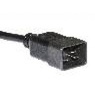 CAVO DI ALIMENTAZIONE MASCHIO/FEMMINA IEC320/C19 - C20 16A 2.0 MT.