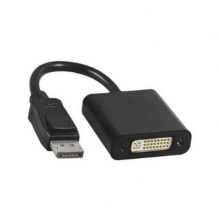 *CAVO ADATTATORE DISPLAYPORT CONNETTORI DP MASCHIO - DVI-I(24+5) FEMMINA CM. 15 COLORE NERO