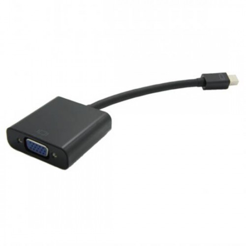 *CAVO ADATTATORE MINI DISPLAYPORT MASCHIO - VGA 15 POLI FEMMINA CM 15 COLORE NERO