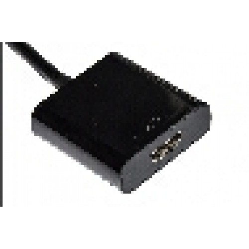 *CAVO ADATTATORE MINI DISPLAYPORT MASCHIO - HDMI FEMMINA CM. 15 NERO