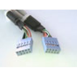 PIASTRINA CON 4 CONNETTORI USB 2.0 TIPO 