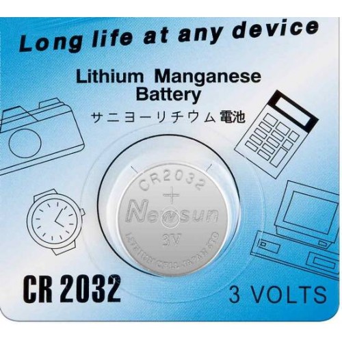 *BATTERIA AL LITIO 3 VOLT A BOTTONE CR2032, DL2032, 5004LX