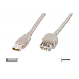 CAVO PROLUNGA USB MT. 1,80 - CONNETTORI 
