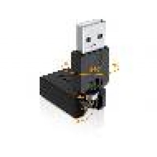 ADATTATORE RUOTABILE USB 2.0 A MASCHIO/FEMMINA