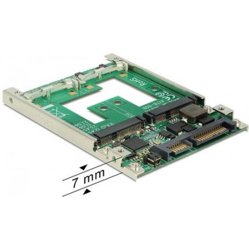 CONVERTITORE SATA 22 POLI - 2 x mSATA 2.5
