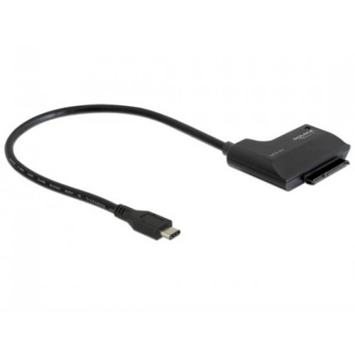 ADATTATORE USB 3.1 (GEN 2) USB TIPO C MASCHIO - 22 POLI SATA 6 GBPS CON ALIMENTATORE