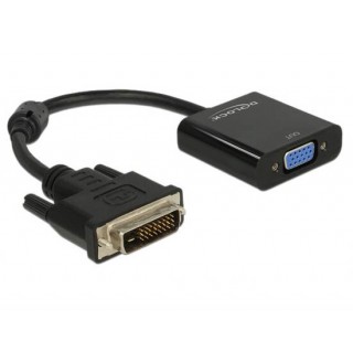 ADATTATORE VIDEO DVI 24+1 MASCHIO / VGA 15 POLI FEMMINA