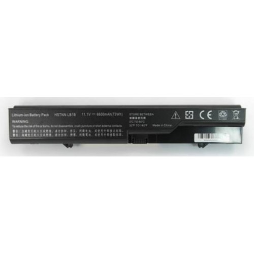 Batteria compatibile. 9 celle - 10.8 / 11.1 V - 6600 mAh - 73 Wh - colore NERO - peso 480 grammi circa - dimensioni MAGGIORATE.