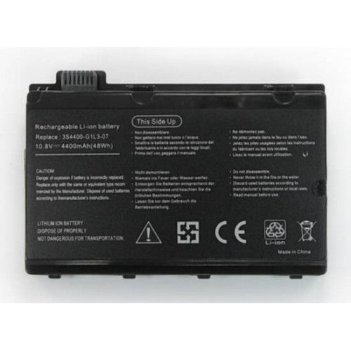 Batteria compatibile. 6 celle - 10.8 / 11.1 V - 4400 mAh - 48 Wh - colore NERO - peso 320 grammi circa - dimensioni STANDARD. Batteria compatibile. 6 celle - 10.8 / 11.1 V - 4400 mAh - 48 Wh - colore NERO - peso 320 grammi circa - dimensioni STANDARD.
